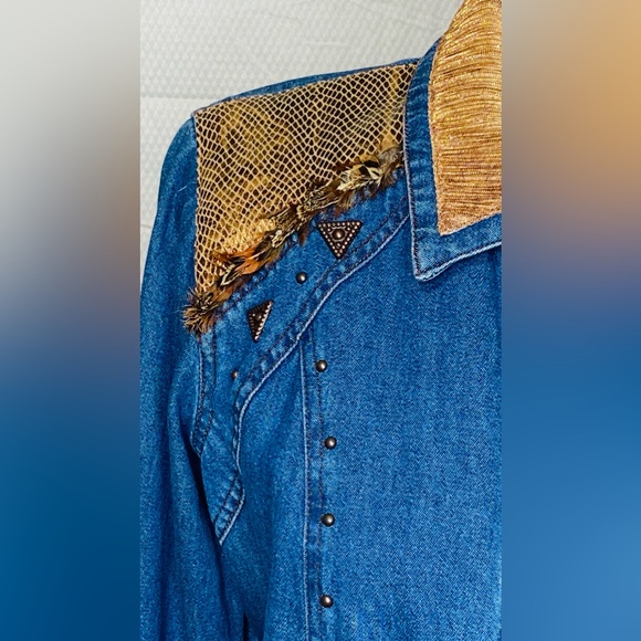 VINTAGE NANCY BOLEN WOMENS DENIM JACKET - Picture 2 of 16